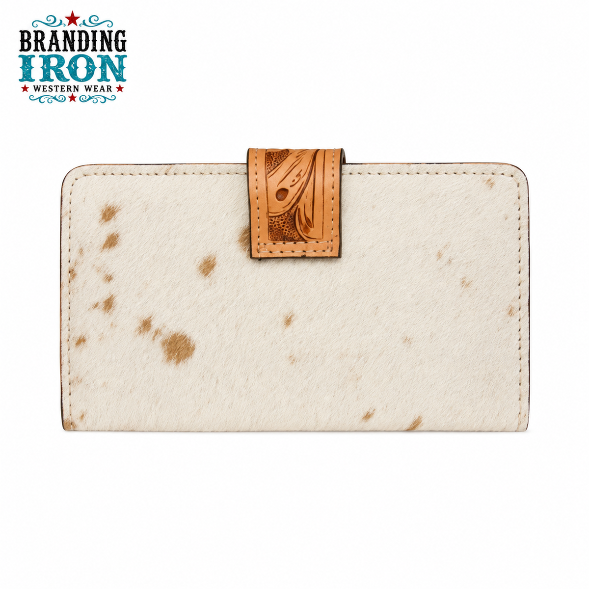 The Jolene Wallet | Cowhide Tooled Western Wallet