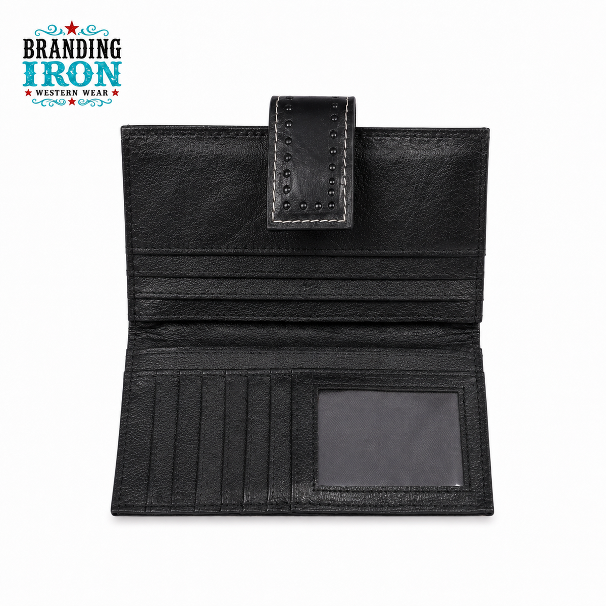 The Betty Wallet | Western Cowhide Tooled Leather Wallet