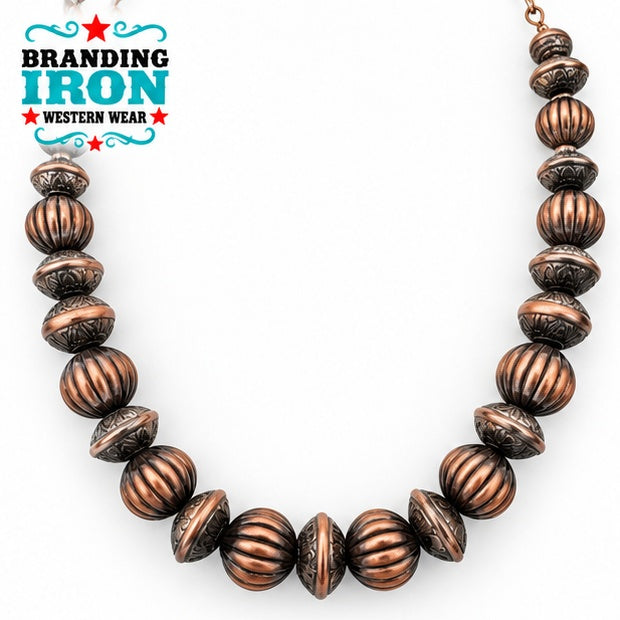 Copper Canyon Western Necklace | Branding Iron Western Wear