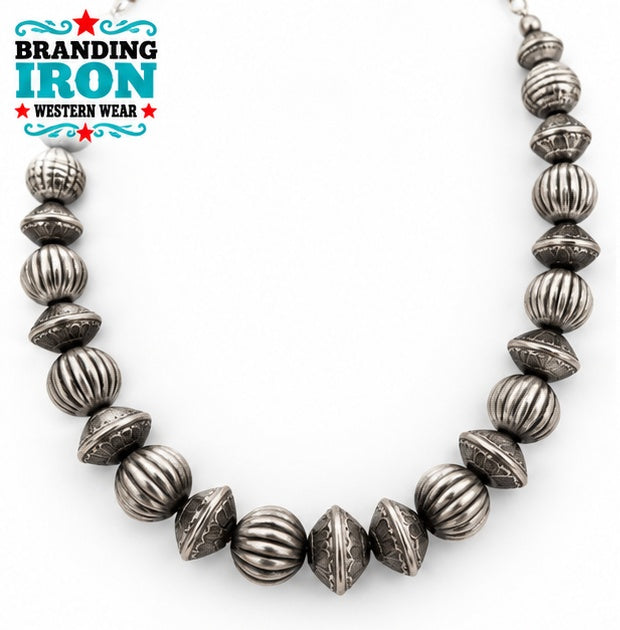 Silver Spur Western Necklace | Branding Iron Western Wear