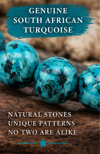 Genuine South African Turquoise Bracelet | Branding Iron