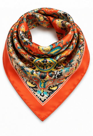 Western Paisley Wild Rag | Branding Iron Western Wear