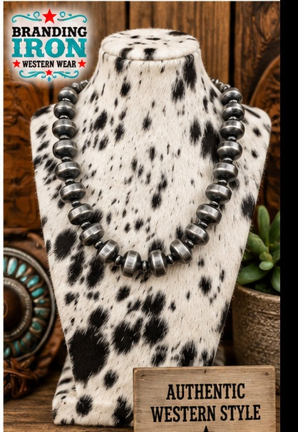 Silver Mesa Western Necklace | Branding Iron Western Wear