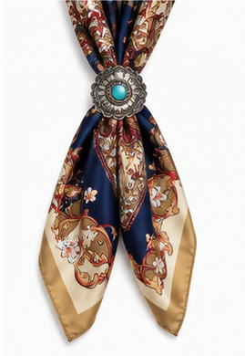 Midnight Paisley Wild Rag | Branding Iron Western Wear