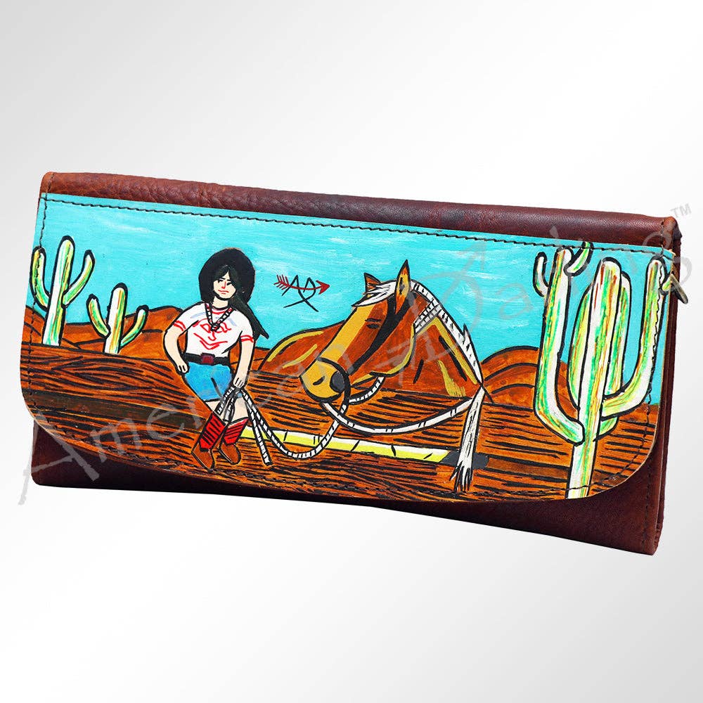 Wallet Genuine Western Leather Women Bag Betsy