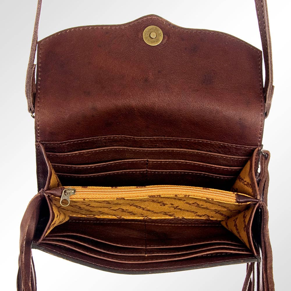 Wristlet Genuine Western Leather Women Bag