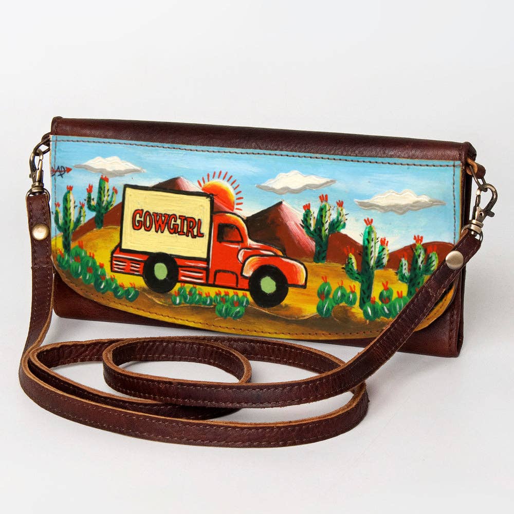 Wallet Genuine Western Leather Women Bag Betsy