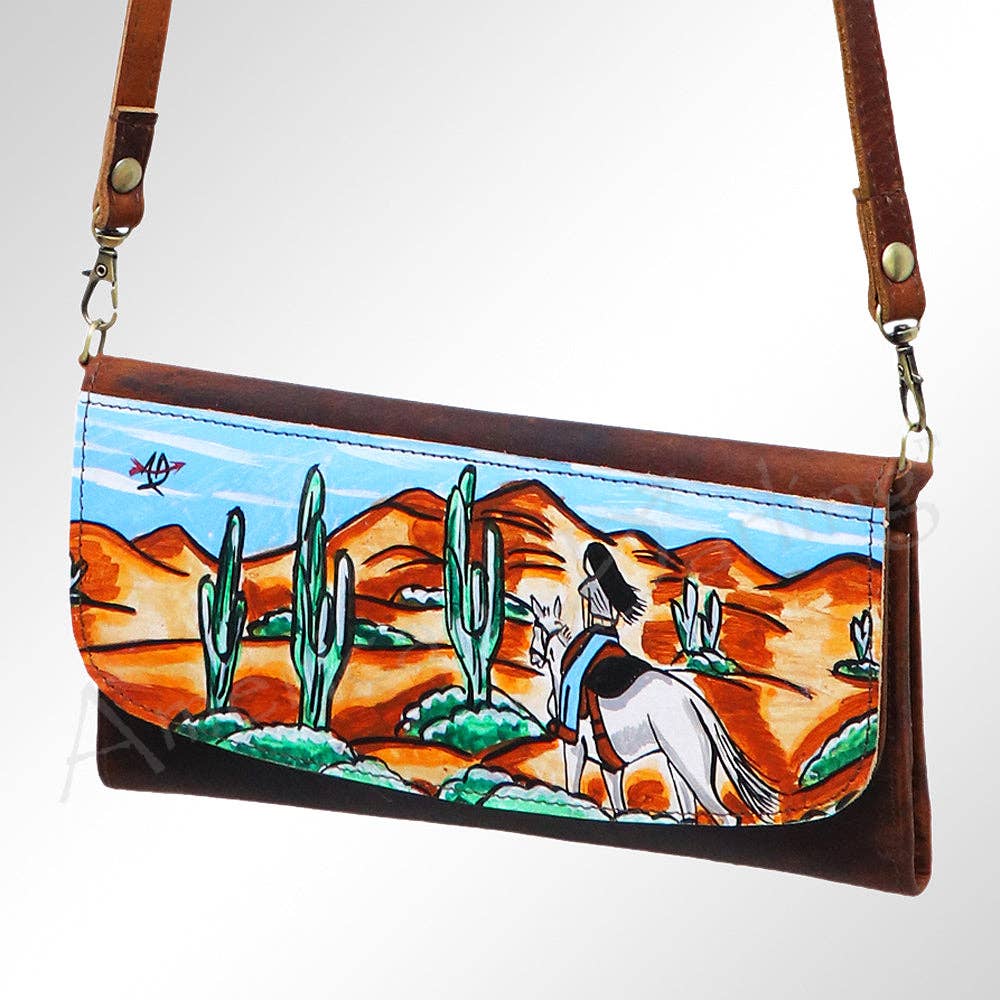 Wallet Genuine Western Leather Women Bag Betsy