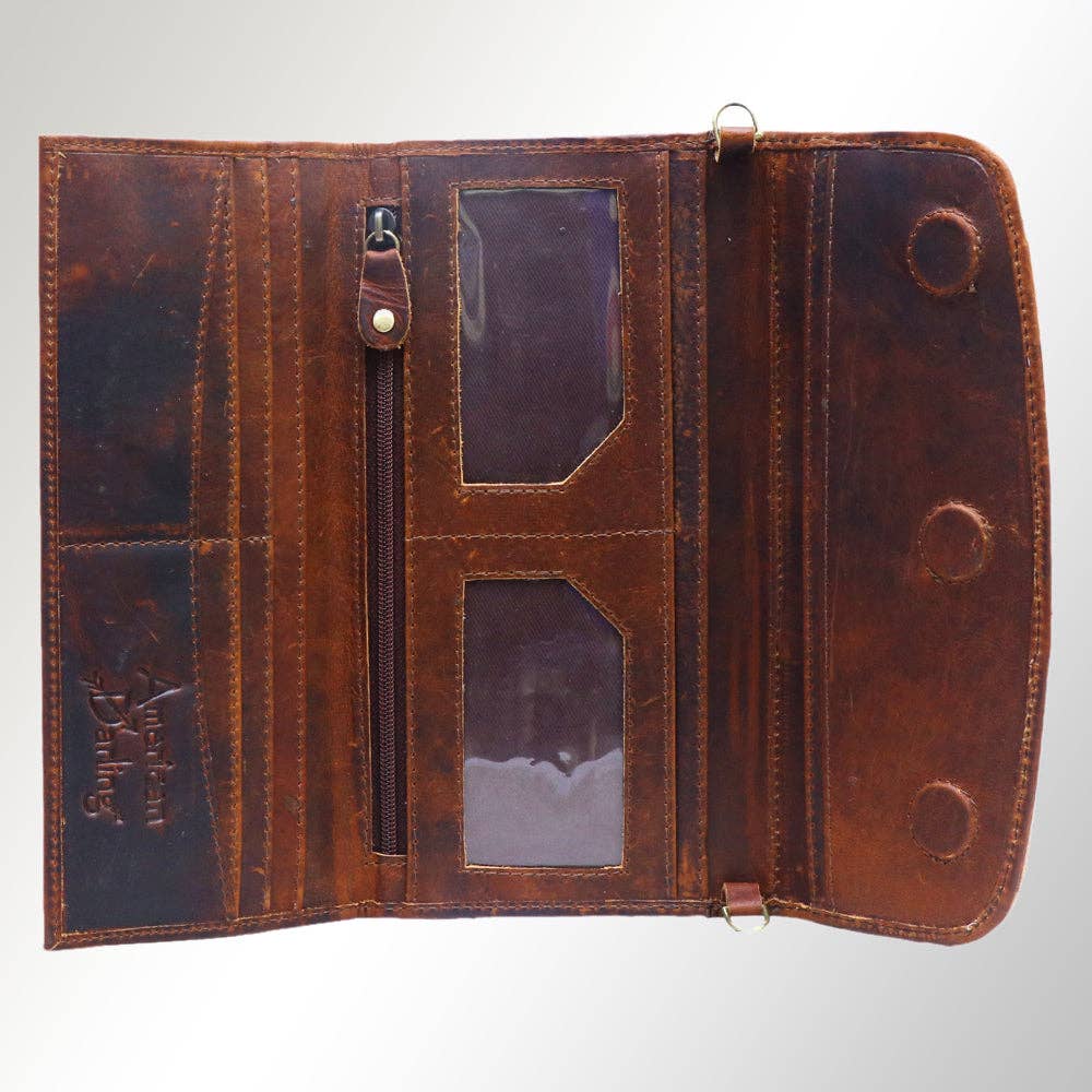 Wallet Genuine Western Leather Women Bag Betsy