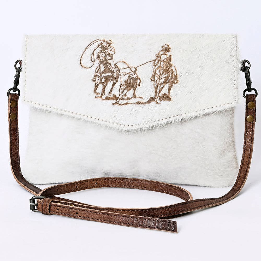 Envelope Hair-On Genuine Western Leather Women Bag Sally