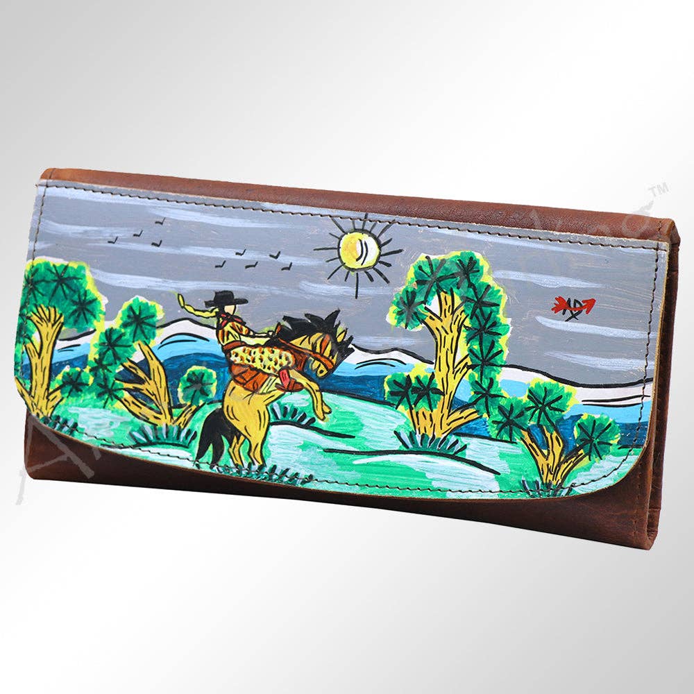 Wallet Genuine Western Leather Women Bag Betsy