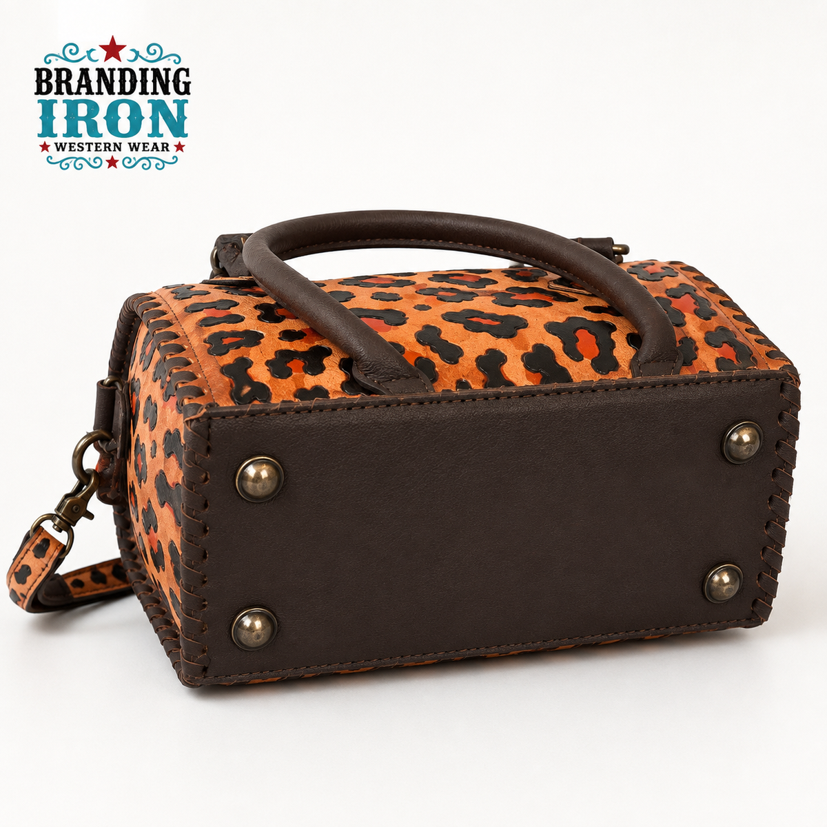 Wild Speedy| Leopard Tooled Western Handbag