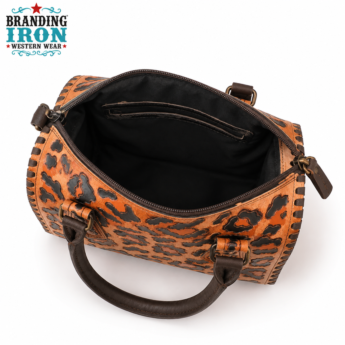 Wild Speedy| Leopard Tooled Western Handbag