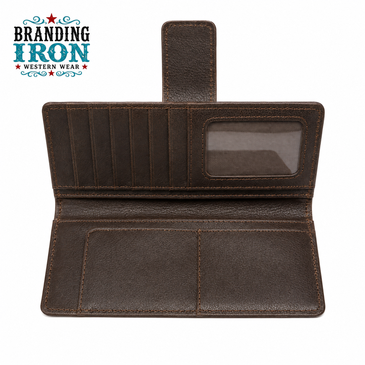 The Jolene Wallet | Cowhide Tooled Western Wallet