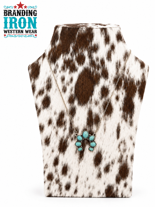 Turquoise Squash Necklace | Western Turquoise Jewelry