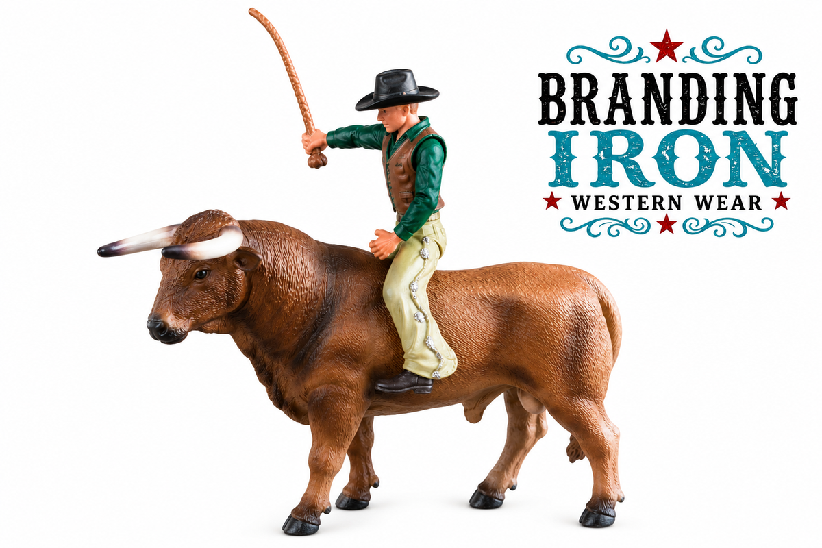 The Bull Rider | Western Cowboy & Bull Toy