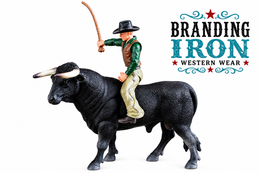 The Bull Rider | Western Cowboy & Bull Toy