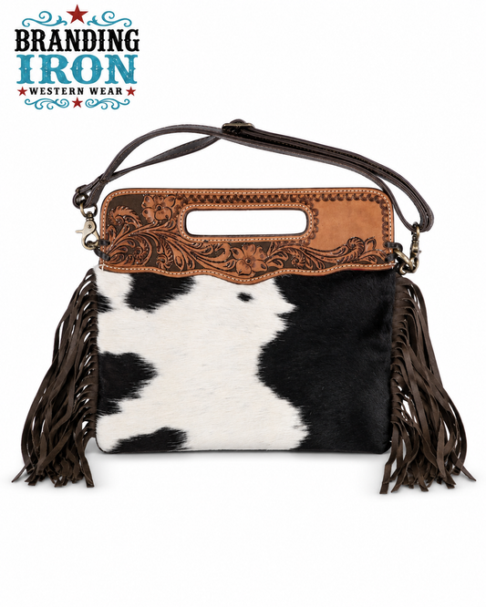 The Betsy | Western Cowhide Fringe Crossbody Purse