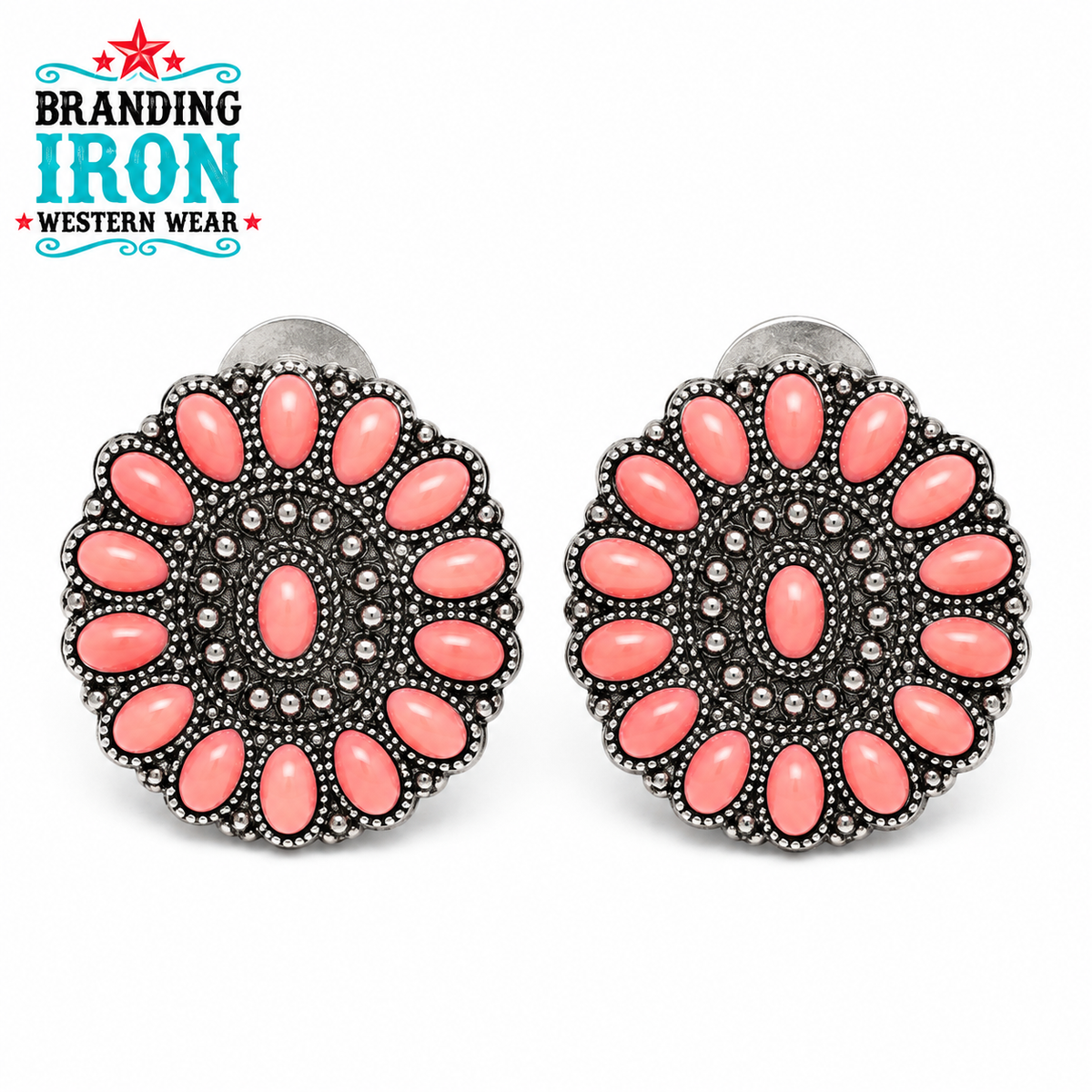 Desert Daisy Western Earrings | Branding Iron Western Wear