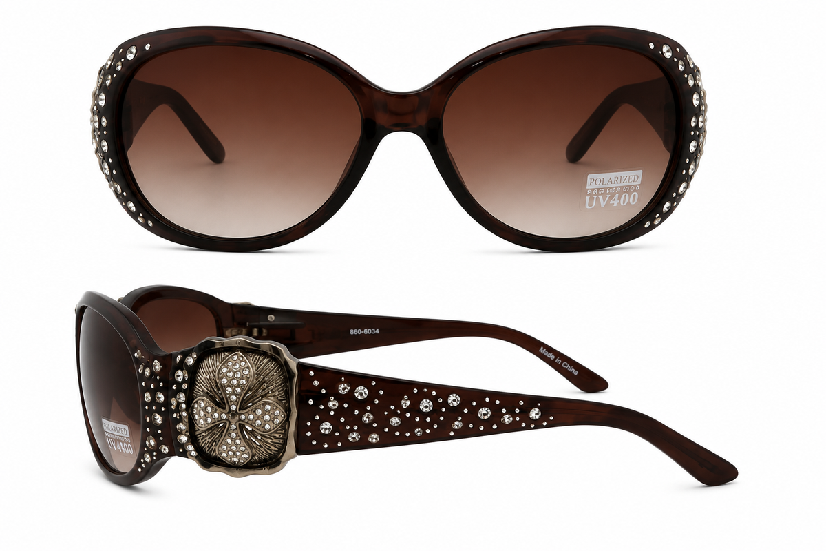 Montana West Western Collection Cross Sunglasses