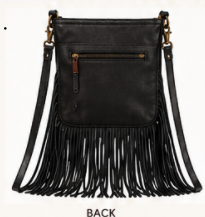 Calamity Crossbody Fringe | Genuine Hair-on Hide Western Purse | Branding Iron Western Wear
