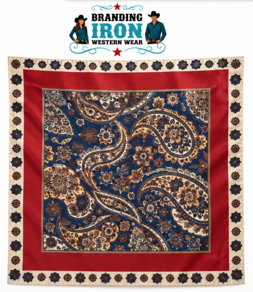 Midnight Rodeo Wild Rag | Branding Iron Western Wear