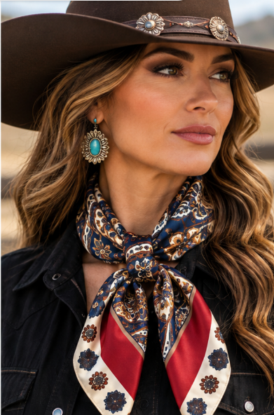Midnight Rodeo Wild Rag | Branding Iron Western Wear