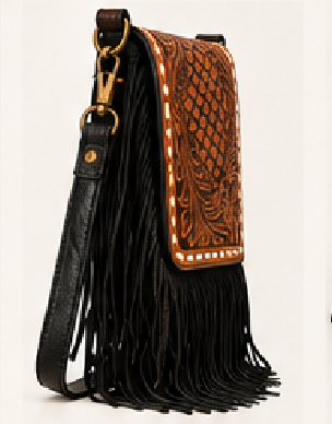 Cody Crossbody Purse | Genuine Leather Western Crossbody | Branding Iron Western Wear