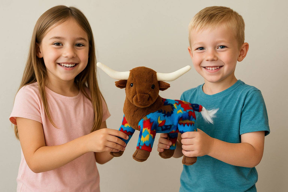 Plush Stuffed Long Horn