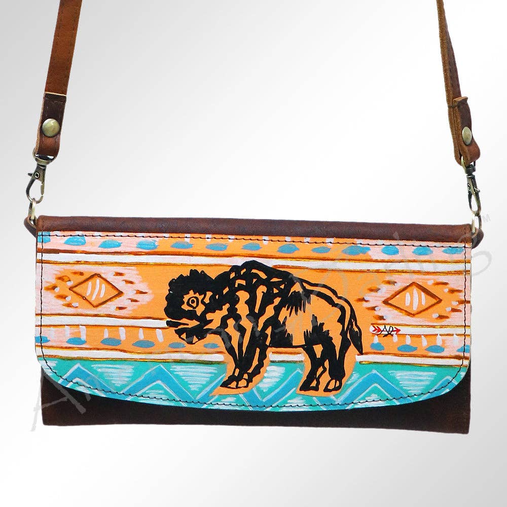 Wallet Genuine Western Leather Women Bag Betsy