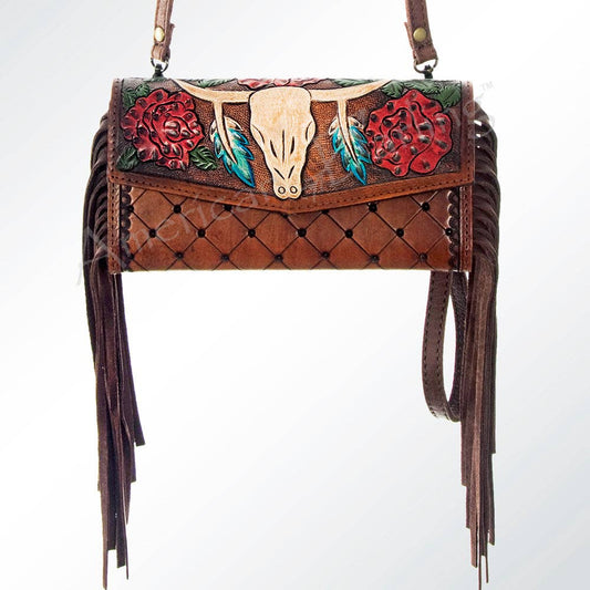 Wristlet Genuine Western Leather Women Bag